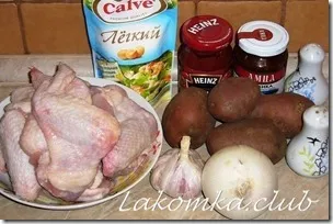 Курячі крильця в духовці з картоплею в рукаві (курячі) Курячі крильця в духовці з картоплею в рукаві