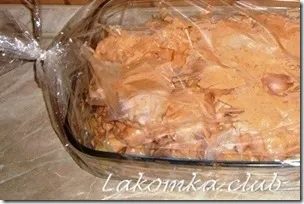 Курячі крильця в духовці з картоплею в рукаві (крильця) Курячі крильця в духовці з картоплею в рукаві