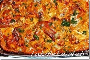 Курячі крильця в духовці з картоплею в рукаві (рукаві) Курячі крильця в духовці з картоплею в рукаві