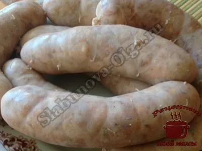 Курячі ковбаски, готуємо вдома - прості рецепти (ковбаски) Курячі ковбаски, готуємо вдома - прості рецепти