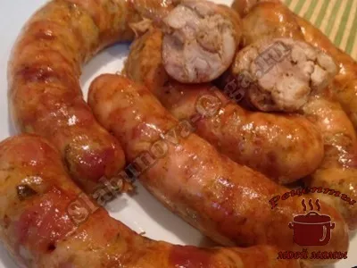 Курячі ковбаски, готуємо вдома - прості рецепти (курячі) Курячі ковбаски, готуємо вдома - прості рецепти
