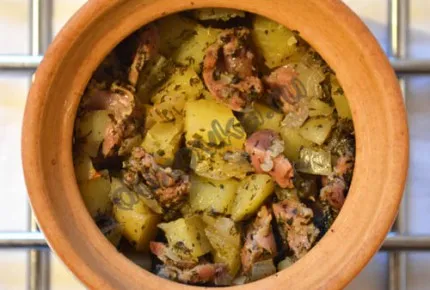 Курячі шлуночки з картоплею - рецепт з покроковими фото (курячі шлунки картоплею) Курячі шлуночки з картоплею - рецепт з покроковими фото