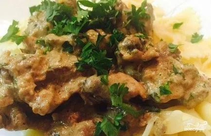 Курячі сердечка з печінкою - покроковий рецепт з фото на (рецепт) Курячі сердечка з печінкою - покроковий рецепт з фото на
