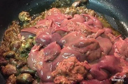 Курячі сердечка з печінкою - покроковий рецепт з фото на (сердечка) Курячі сердечка з печінкою - покроковий рецепт з фото на