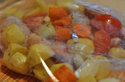 Курка з овочами в пакеті для запікання - покроковий рецепт з фото на (овочами пакеті запікання) Курка з овочами в пакеті для запікання - покроковий рецепт з фото на