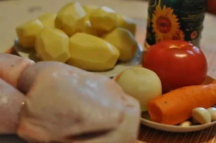 Курка з овочами в пакеті для запікання - покроковий рецепт з фото на (кулінари) Курка з овочами в пакеті для запікання - покроковий рецепт з фото на