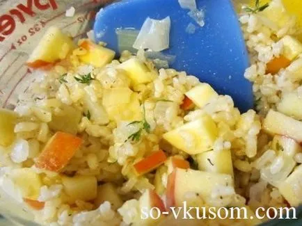 Курка, фарширована рисом і яблуками, рецепти з фото (розмарин) Курка, фарширована рисом і яблуками, рецепти з фото