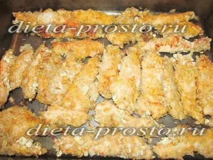 Куряча грудка в вівсяних пластівцях в духовці (вівсяних) Куряча грудка в вівсяних пластівцях в духовці
