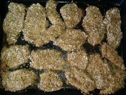 Курка в вівсяних пластівцях запечена в духовці, cooknice (вівсяних) Курка в вівсяних пластівцях запечена в духовці, cooknice