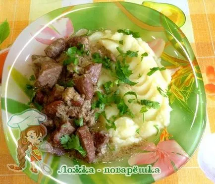 Куряче серце і печінку рецепт, ложка-ополоники рецепти і страви (серце печінку рецепт) Куряче серце і печінку рецепт, ложка-ополоники рецепти і страви