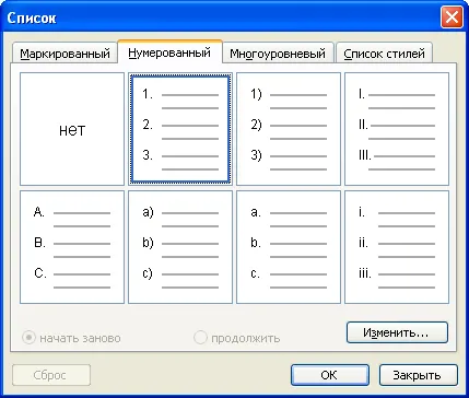 Лекція №5 створення списку в word (діалогового вікна Шрифт) Лекція №5 створення списку в word