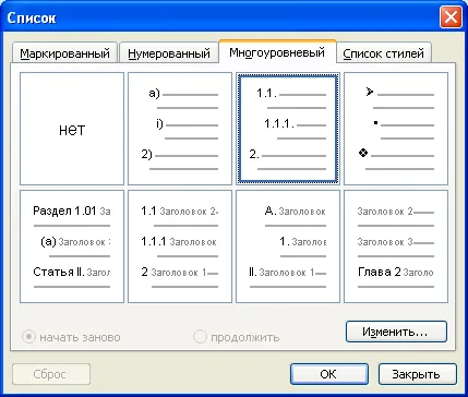 Лекція №5 створення списку в word (списку) Лекція №5 створення списку в word