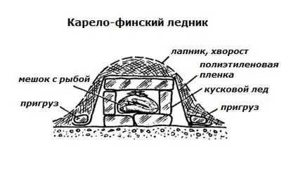 Лабаз, льодовик, міні-льох і пристінний льох при високому УГВ (пристінний) Лабаз, льодовик, міні-льох і пристінний льох при високому УГВ