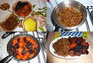 Плов азербайджанський з куркою і солодощами (плов) Плов азербайджанський з куркою і солодощами