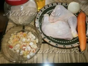 Плов з курки з перловкою