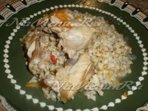 Плов з курки з перловкою