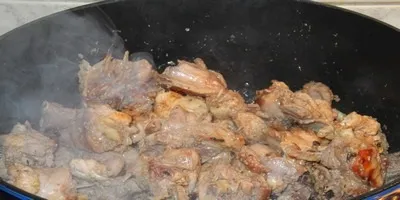 Плов з куркою з перловки рецепт з фото