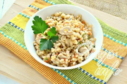 Плов з перловки з куркою рецепт з фото (перловки) Плов з перловки з куркою рецепт з фото