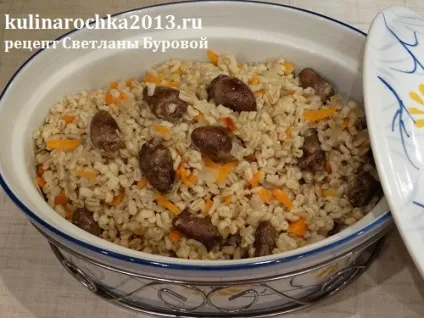 Плов з перловки - готуємо смачно, красиво і по-домашньому! (Перловки) Плов з перловки - готуємо смачно, красиво і по-домашньому!