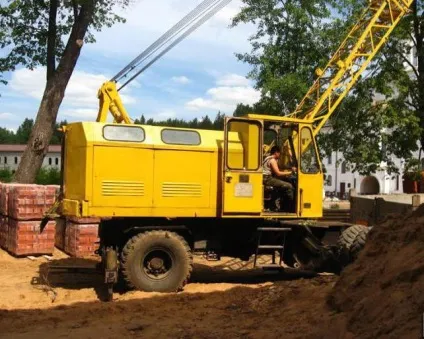 Пневмоколісний кран марки, пристрій, технічні характеристики (пневмоколісний) Пневмоколісний кран марки, пристрій, технічні характеристики