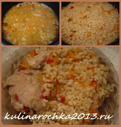 Плов з перловки - готуємо смачно, красиво і по-домашньому! (Перловки) Плов з перловки - готуємо смачно, красиво і по-домашньому!