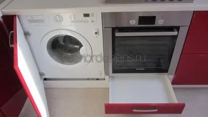 Дизайн малогабаритної кухні - рекомендації по установці пральної машини (пральної) Дизайн малогабаритної кухні - рекомендації по установці пральної машини
