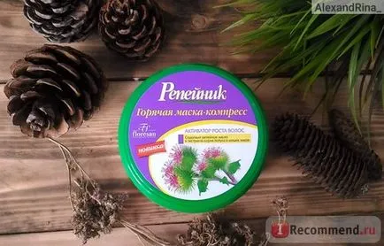 Маска для волосся floresan гарячий компрес «реп'ях» - «бомбічний розігріває маска для тих,