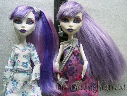 Майстер-клас як привести в порядок затрёпанние волосся, monster high світ монстрів (затрёпанние) Майстер-клас як привести в порядок затрёпанние волосся, monster high світ монстрів