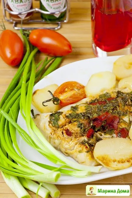 Маринована тріска, запечена в духовці з овочами - смачні рецепти у марини будинку (рибні) Маринована тріска, запечена в духовці з овочами - смачні рецепти у марини будинку