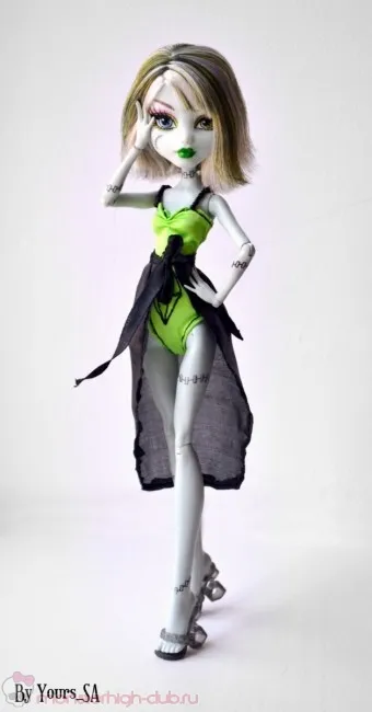 Майстер клас закритий купальник і парео, monster high (monster) Майстер клас закритий купальник і парео, monster high