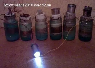 Мідно купаросний джерело струму своїми руками (зарядка в поході) Мідно купаросний джерело струму своїми руками