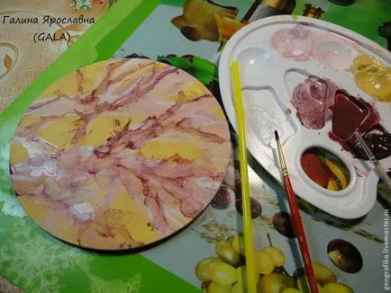 Майстер-клас з імітації мармуру - ярмарок майстрів - ручна робота, handmade (сильно розбавляємо водою) Майстер-клас з імітації мармуру - ярмарок майстрів - ручна робота, handmade