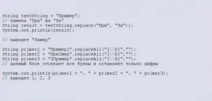 Методи java string