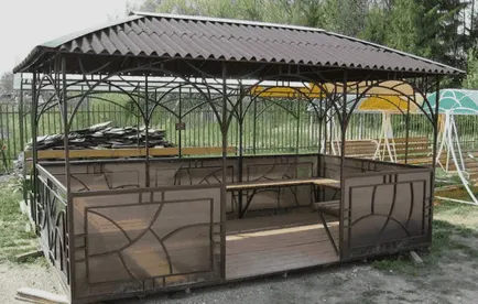 Металеві альтанки для дачі своїми руками (дачі) Металеві альтанки для дачі своїми руками