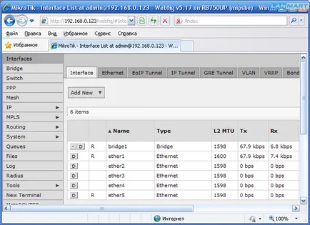 Mikrotik routerboard