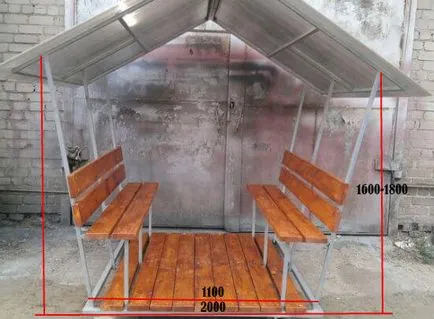 Металеві альтанки для дачі своїми руками (своїми) Металеві альтанки для дачі своїми руками