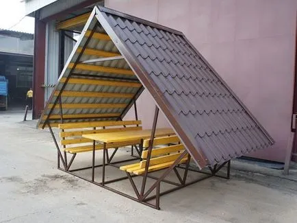 Металеві альтанки для дачі своїми руками (металеві) Металеві альтанки для дачі своїми руками