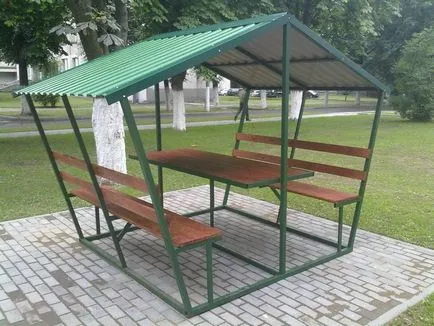 Металеві альтанки для дачі своїми руками (альтанки) Металеві альтанки для дачі своїми руками