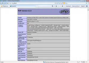 Налаштування веб-сервера apache php mysql на windows 7