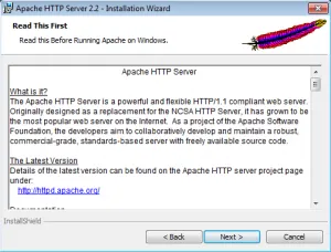 Налаштування веб-сервера apache php mysql на windows 7