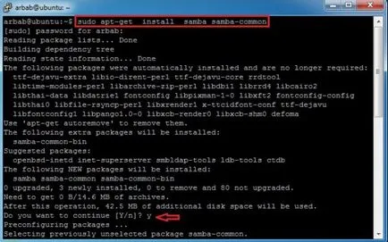 Налаштування samba ubuntu