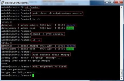 Налаштування samba ubuntu