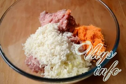 М'ясні їжачки з рисом на сковороді рецепт з фото (сковорода) М'ясні їжачки з рисом на сковороді рецепт з фото