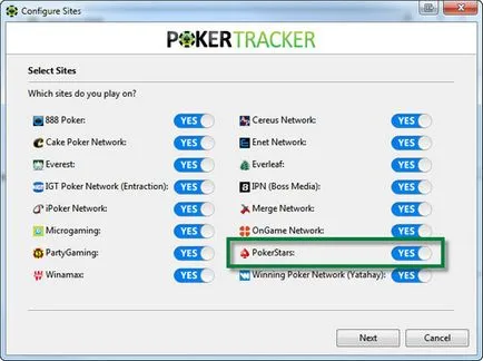 Налаштовуємо pokertracker 4 під pokerstars (Поставте прапорець навпроти) Налаштовуємо pokertracker 4 під pokerstars