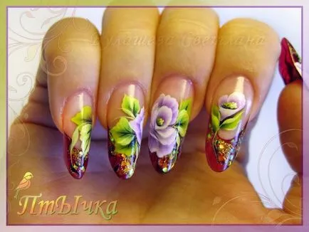 Nail design - форум нейл майстрів - перегляд теми - архів курсів від птичкі (ажурні об'ємні прожилками Рози) Nail design - форум нейл майстрів - перегляд теми - архів курсів від птичкі