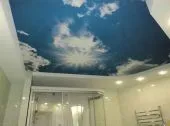 Натяжні стелі небеса, стелю блакитне небо з установкою в москві