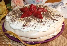 Ніжний торт з безе - рецепт з покроковими фото (торт) Ніжний торт з безе - рецепт з покроковими фото
