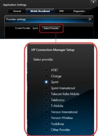 Ноутбуки hp - підключення до бездротової глобальної мережі 3 покоління за допомогою програми connection (connect) Ноутбуки hp - підключення до бездротової глобальної мережі 3 покоління за допомогою програми connection