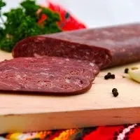 Домашня сиров'ялена ковбаса без оболонки (без кишок) (домашня) Домашня сиров'ялена ковбаса без оболонки (без кишок)