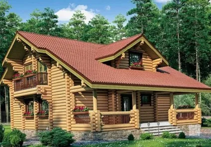 Будинки з бруса - фото проектів, особливості будівництва (будинки бруса фото) Будинки з бруса - фото проектів, особливості будівництва
